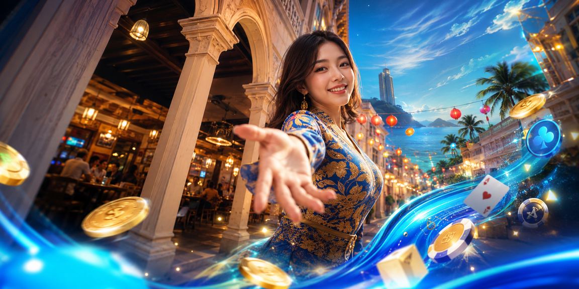Suasana hiburan kasino perayaan di Ipoh Malaysia
