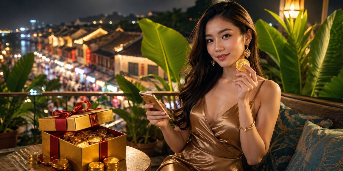 Mobile casino players in Melaka enjoying online slot games