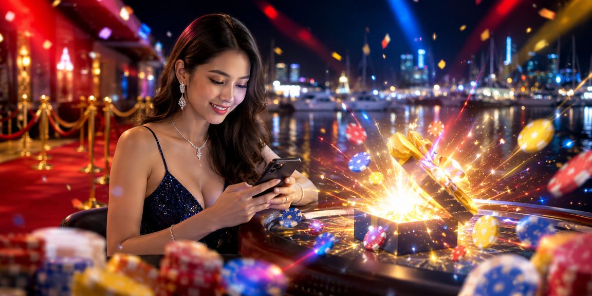 Pengguna Malaysia mendaftar akaun dan mendapat bonus alu-aluan di vegas108
